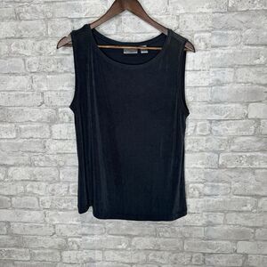 Travelers by Chico's Cami Tank Top Gray Slinky Travel Knit Pullover Size 3 US XL